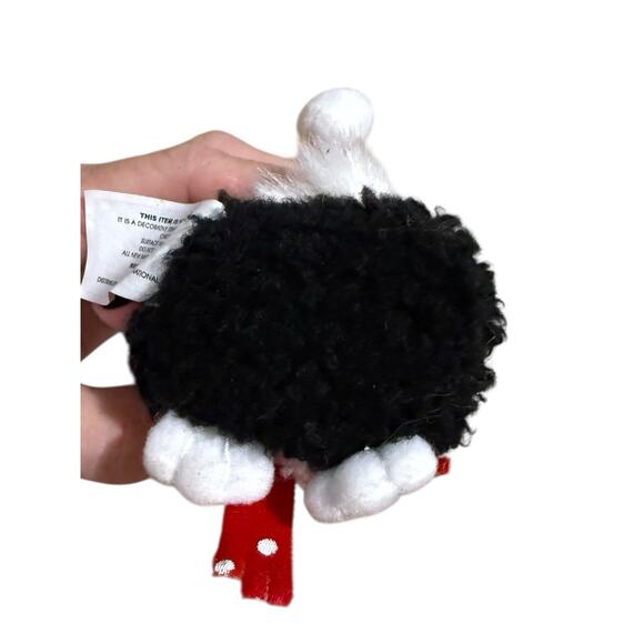 Vintage 1999 Furby Blue Eyes Christmas Ornament Black Santa Hat Xmas 4.5” - Picture 11 of 12